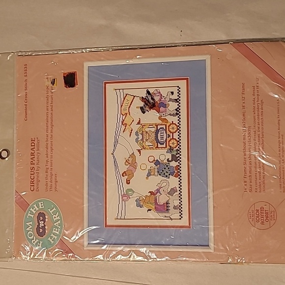 Counted Cross Stitch Circus Parade - Picture 1 of 6